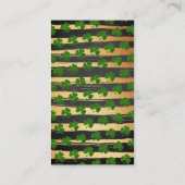 Carte D'accompagnement O'Baby St. Patrick's Day Baby shower Demande de ré (Dos)