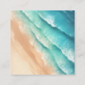 Carte D'accompagnement Ocean Beach Summer Party Merci Mini (Dos)