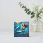 Carte D'accompagnement "Ocean's Dance : A Mermaid and Dolphins' Journey" (Debout devant)