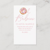 Carte D'accompagnement Oh Babies Donut Saupoudrer Baby shower Déchets Raf (Devant)