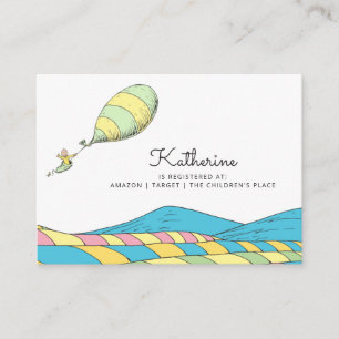 Carte D'accompagnement Oh, Baby, les endroits où tu iras Baby shower