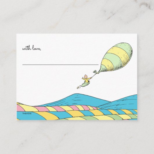 Carte D'accompagnement Oh, Baby, les endroits où tu iras conseil (Dos)