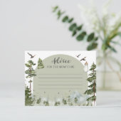 Carte D'accompagnement Oh Boy Adventure Pine Forest Conseils pour maman (Debout devant)