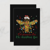Carte D'accompagnement Oh Christmas Bee | Oh Christmas Bee (Devant / Derrière)