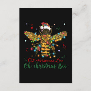 Carte D'accompagnement Oh Christmas Bee  Oh Christmas Bee