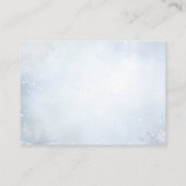 Carte D'accompagnement Oh Deer Winter Boy Baby shower Déchets Raffle (Dos)