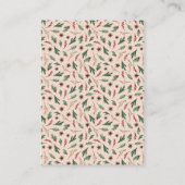 Carte D'accompagnement Oh Deer Winter Greenery Déchets Raffle (Dos)