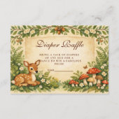 Carte D'accompagnement Oh Deer Woodland Diapper Raffle (Devant)