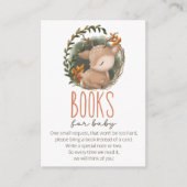 Carte D'accompagnement Oh Deer Woodland livres pour bébé billet (Devant)