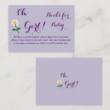 Oh Girl! Livres de Fête de Naissance de Bébé Fleur