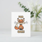 Carte D'accompagnement oh pour le saké renard (Debout devant)