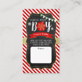 Carte D'accompagnement "Oh quelle joie, c'est un garçon !" Baby shower de (Devant)