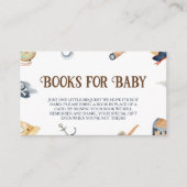 Carte D'accompagnement Ohé C'est un garçon Livres pour bébé à la baby sho (Devant)