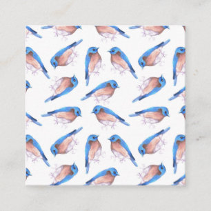 Carte D'accompagnement Oiseaux bleus de l'Est
