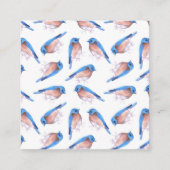 Carte D'accompagnement Oiseaux bleus de l'Est (Devant)