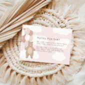 Carte D'accompagnement On Peut Attendre | Livres rose clair pour bébé