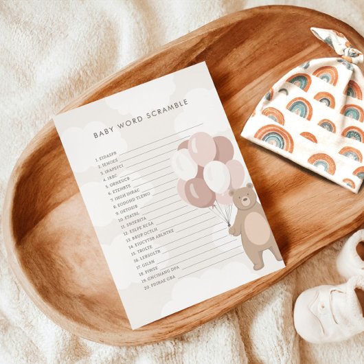 Carte D'accompagnement On Peut Attendre | Mot Bébé rose