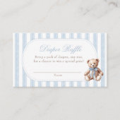 Carte D'accompagnement On Peut Attendre Teddy Bear Diaper Raffin (Devant)