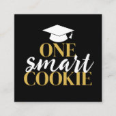 Carte D'accompagnement One Smart Cookie - Modern Graduation Cadeau QR Cod (Devant)