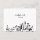 Carte D'accompagnement Options de repas RSVP traditionnel Mariage de Miam (Dos)