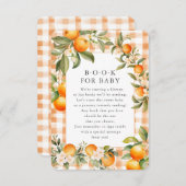 Carte D'accompagnement Orange Blossom Bliss Book for Baby Card (Devant / Derrière)