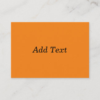 Carte D'accompagnement Orange Create Your Own Add Text Custom