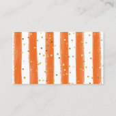 Carte D'accompagnement Orange principal presser Douche nuptiale Undies Ra (Dos)