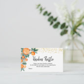 Carte D'accompagnement Orange principal presser Douche nuptiale Undies Ra (Debout devant)