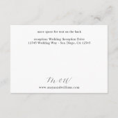 Carte D'accompagnement Oranges Rustic Holiday Détails (Dos)