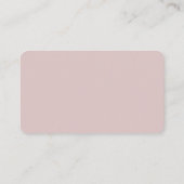 Carte D'accompagnement Orchidée Rose Foncé RSVP (Dos)