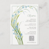 Carte D'accompagnement Oubliez-Moi-Pas La Réception De Mariage (Devant)