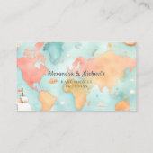 Carte D'accompagnement Our Greatest Adventure Map Books for Baby Shower (Dos)