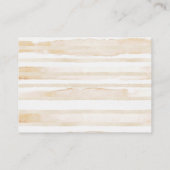 Carte D'accompagnement Ours beige marron clair simple boho demande de liv (Dos)