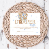 Carte D'accompagnement Ours bleu caramel