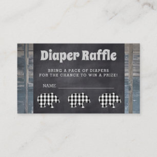 Carte D'accompagnement Ours de bois Roulette rustique Feuilles d'insertio