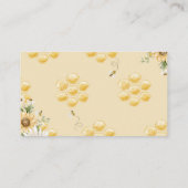 Carte D'accompagnement Ours de miel, couche d'abeille de tournesol et tir (Dos)