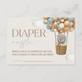 Carte D'accompagnement Ours En Conflit, Ballons Bleus, Barreau (Devant)