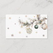 Carte D'accompagnement Ours polaire mou d'hiver à quel point le ventre de (Dos)