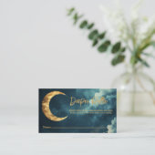 Carte D'accompagnement Over the Moon Diaper Raffle Ticket, Celestial Gold (Debout devant)