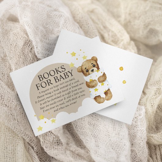 Carte D'accompagnement Over the Moon Teddy Bear Livres pour bébé