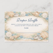 Carte D'accompagnement Oyster And Starfish Beach Diapper Raffle (Devant)