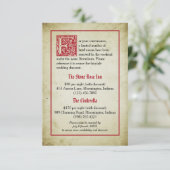 Carte D'accompagnement Page Storybook | Hébergements Mariages Fairytale (Debout devant)