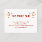 Carte D'accompagnement Pain d'épices Noël Rouge et blanc (Devant)