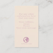 Carte D'accompagnement Paint splashes merci pour votre achat (Dos)