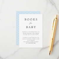 Pale Blue Grand Millennial Books for Baby Request