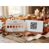 Carte D'accompagnement Palette de code vestimentaire pour une robe de mar