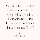 Carte D'accompagnement Palette de couleurs Mariage d'olivier clair et de