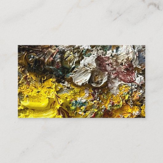 Carte D'accompagnement Palette de l'artiste #1 (Devant)