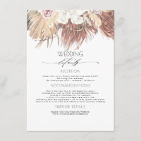 Palm séché Tropical Foliage Information Mariage