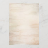 Carte D'accompagnement Palm séché Tropical Foliage Information Mariage (Dos)